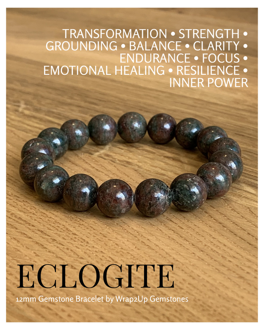 ECLOGITE 12mm GEMSTONE BRACELET