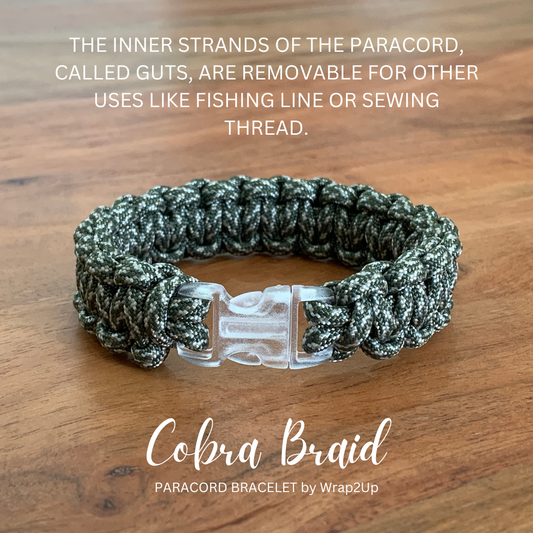 COBRA BRAID PARACORD BRACELET